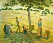 Apple Picking at Eragny-sur-Epte - 卡米耶·毕沙罗